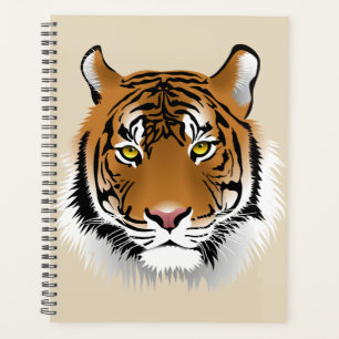Tigerの背景のアニメーション プランナー手帳