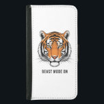 TigerはっきりしたまたはWolf顔との"Beast Mode ON"文字 Galaxy S5 ウォレットケース<br><div class="desc">すべてのキャップに「BEAST MODE ON」はっきりした文字を搭載した強力で激しいベクターイラストレーションで、トラやオオカミの顔とペアを組み合わせたもの。背景のないクリーンモダンなタイポグラフィ(透明なPNGスタイル)で設計さやる気を起こさせるれ、ポスター、ジムTシャツ、デジタルプリント、ブランディングに最適。フィットネス、スポーツ、野生生物、または男らしテーマに最適。高解像度で簡単用に分離。</div>