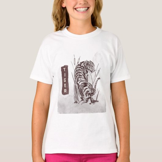 Tigerイメージtシャツ Tシャツ (正面)