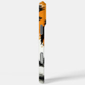 Tigerカラフル顔クローズアップ電話/iPadケース Case-Mate iPhoneケース (裏面 / 右)