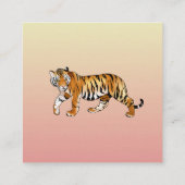 Tigerデザインエンクロージャカード エンクロージャーカード (裏面)