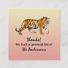 Tigerデザインエンクロージャカード エンクロージャーカード
