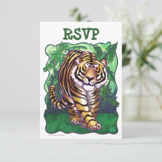TigerパーティーセンターRSVPカード 出欠カード (スタンド正面)