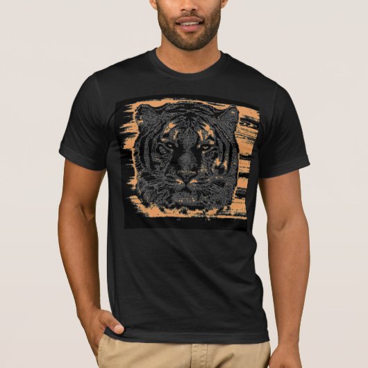 Tigerファインアート2 - Tシャツ (正面)