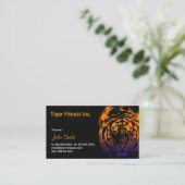 Tigerフィットネス/トレーニングダーク名刺 名刺 (スタンド正面)