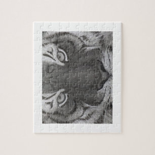 tiger和　パズル　水墨画　虎 ジグソーパズル