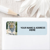 TIGER差出人住所ラベル ラベル (インサイチュ)