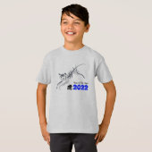 Tiger おもしろい Vietnam中国の 2022年新年 Tシャツ (正面フル)