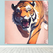TIGER  キャンバスプリント (インサイチュ (ウッドフロア))