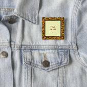 Tiger ストライプ Photo Frameボタン 缶バッジ (インサイチュ)