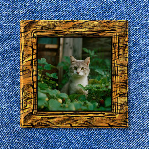 Tiger ストライプ Photo Frameボタン 缶バッジ