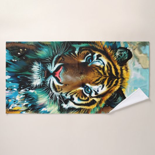 Tiger バスタオル (バスタオル)