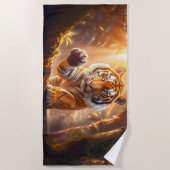 Tiger ビーチタオル (正面)