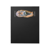 Tiger モダン Selfエレガント Improvementテンプレート ノートパッド (回転)