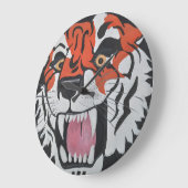 Tiger  ラージ壁時計 (傾斜)