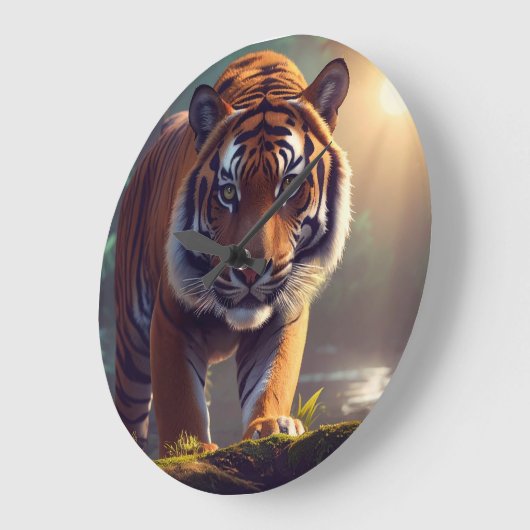 Tiger ラージ壁時計 (傾斜)