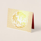 Tiger 中国の Year 2022 飾 Luxury HGC09 箔カード (正面)