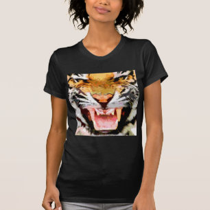 Tiger 怒 - Eyes of Tiger Tシャツ