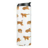 Tiger:日本のヴィンテージのシームレスな動作 タンブラー (回転左)