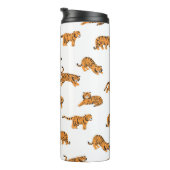 Tiger:日本のヴィンテージのシームレスな動作 タンブラー (回転右)