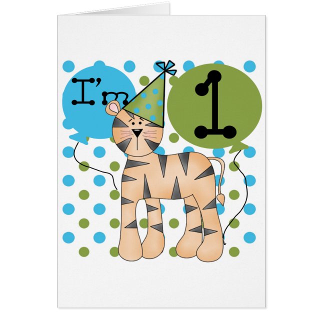 Tiger 1st誕生日Tシャツとギフト (正面)