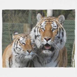 Tiger_2015_0401 フリースブランケット