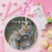 Tiger_2015_0401 +結婚の日付 ペーパープレート (パーティー)