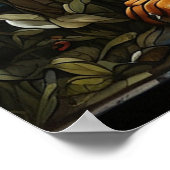 *~* TIGER 5:4金ゴールドAP68ファンタジーステンドグラス ポスター (角)