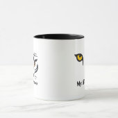 Tiger Ambition Mug: Patience is Power & My Life  マグカップ (中央)