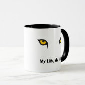 Tiger Ambition Mug: Patience is Power & My Life  マグカップ (正面右)
