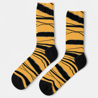 Tiger Animal Print Premium Crew Socks ソックス