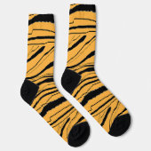 Tiger Animal Print Premium Crew Socks ソックス (右)