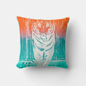 Tiger Art Print  クッション (正面)