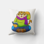 Tiger asおたくwith Book クッション (裏面)