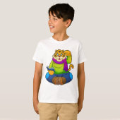 Tiger asおたくwith Book Tシャツ (正面フル)