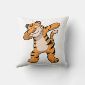 Tiger at Hip Hop Dance Dab クッション (裏面)