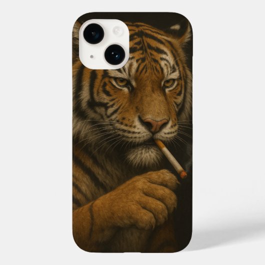 Tiger Attitude クール ワイルド フォンケース" Case-Mate iPhoneケース (裏面)