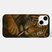 Tiger Attitude クール ワイルド フォンケース" Case-Mate iPhoneケース (裏面 (横))