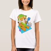Tiger Beach Sand Summer Tシャツ (正面)