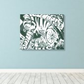 Tiger by Franz Marc、ヴィンテージ表現主義アート キャンバスプリント (インサイチュ (ウッドフロア))
