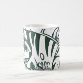 Tiger by Franz Marc、ヴィンテージ表現主義アート コーヒーマグカップ (中央)