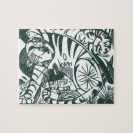 Tiger by Franz Marc、ヴィンテージ表現主義アート ジグソーパズル