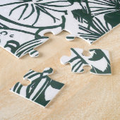 Tiger by Franz Marc、ヴィンテージ表現主義アート ジグソーパズル (側面)