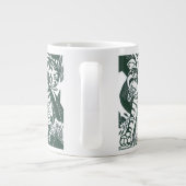 Tiger by Franz Marc、ヴィンテージ表現主義アート ジャンボコーヒーマグカップ (裏面)