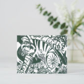 Tiger by Franz Marc、ヴィンテージ表現主義アート ポストカード (スタンド正面)