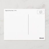 Tiger by Franz Marc、ヴィンテージ表現主義アート ポストカード (裏面)