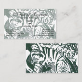 Tiger by Franz Marc;ヴィンテージ表現主義動物 名刺 (正面/裏面)