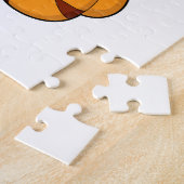 Tiger cat at Love with ハート.PNG ジグソーパズル (側面)