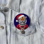 Tiger Christmas Button 缶バッジ (インサイチュ)