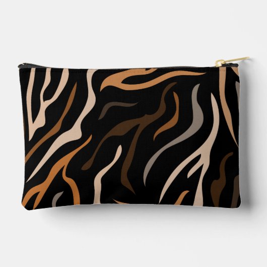  Tiger Color Pattern Animal     アクセサリーポーチ (裏面)
